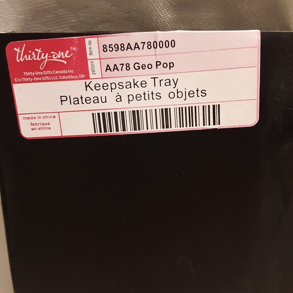 Thirty-One Keepsake Tray, Geo Pop - Picture 2 of 2